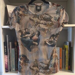 Riot Society Women's Artistic Print Top - Multicolor